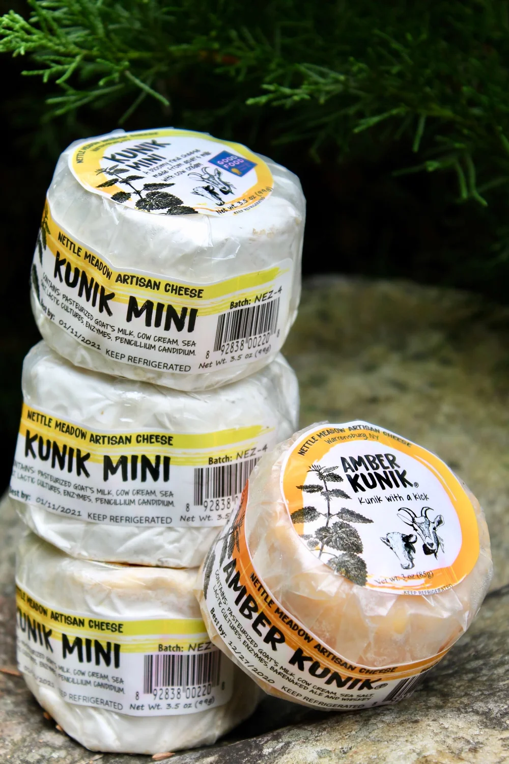 Kunik and Amber Kunik cheeses